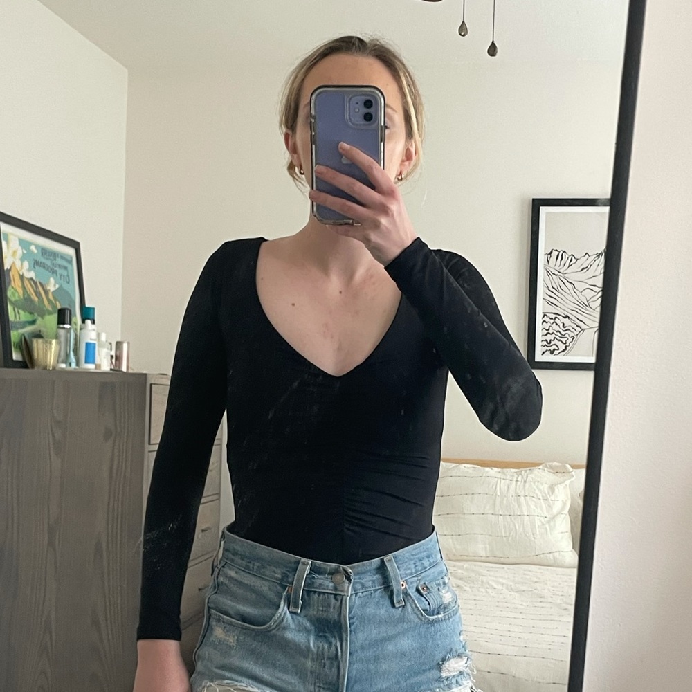 Zara black bodysuit - NWT